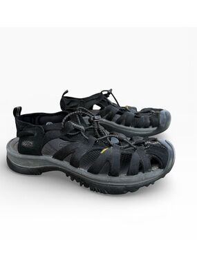 KEEN Whisper Women's Waterproof Closed-Toe Sport Sandals Black Size 9.5 Outdoor